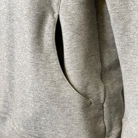 Puma Womens Heather Gray Cowl Neckline LS Stretch Sweatshirt Sweater Sz. Small S - Picture 3 of 14